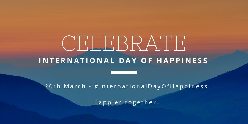 VickyMason's tweet photo. What makes you #happy and how do you make sure to prioritise it? #InternationalDayOfHappiness2019 https://t.co/k903tT8f1y