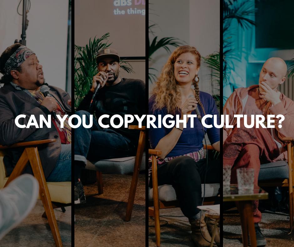 Catalyst_Berlin's tweet photo. Our latest #dBsDialogues unravelled a controversial question: Can you copyright culture?
On the panel was filmmaker of Native heritage @redhaircrow, producer Charlton and rapper & dBs student Augustyn. Read the top 5 things we learnt!
https://t.co/UFXjMJaael
#culture #panel https://t.co/fghO4pMewf