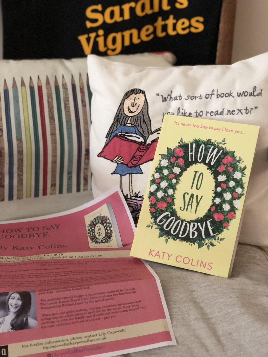 Sarah_Swan2's tweet image. Thank you @izsmith95! #HowToSayGoodbye by Katy Colins  @Notwedordead @HQstories @HarperCollinsUK, out June 13th! #bookblogger