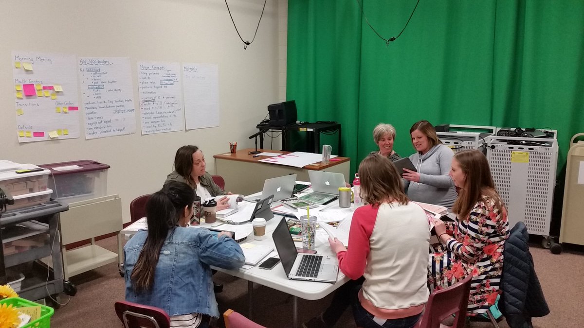 ADutke's tweet photo. Awesome morning diving into teaching and assessing the standards thru play with the JP PreK &amp; K team! Teachers making an idea a reality!  @warnerkrw @DrTStaloch @schuttinger @sue_mohn #IdeaDock https://t.co/FVQvpN6hbW