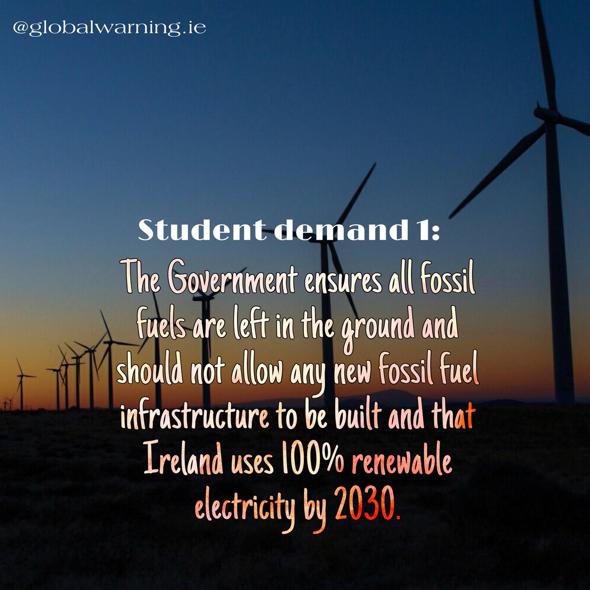 globalwarning_'s tweet image. Don’t be a fossil fool. #studentdemands #KeepItInTheGround #renewableenergy
