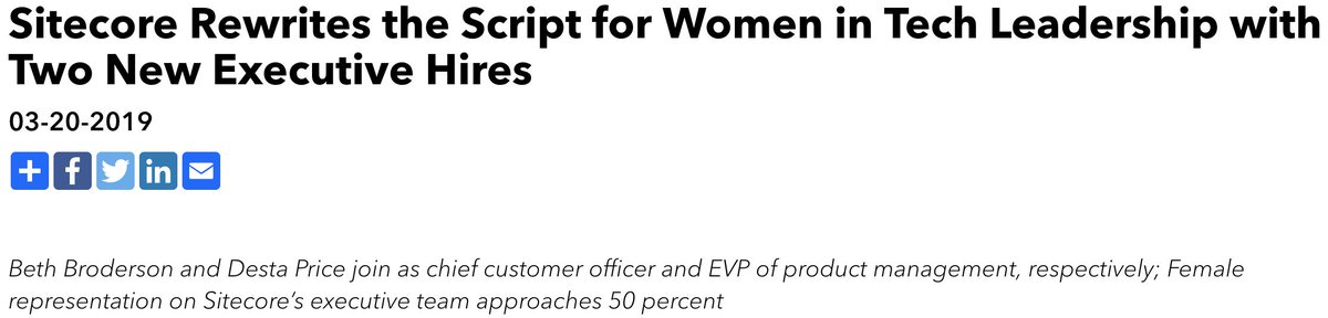 Mark_D_Frost's tweet image. Another great milestone for @Sitecore! Check it out: owl.li/hmja30o7FWG #BalanceforBetter #measurableimpact #realaction