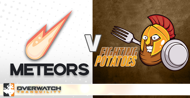 GalacticOWT's tweet photo. Week 10 OWTL match happens tonight @ 8:15 EST! Time for #YourMeteors to get back into it with a match against Team Fighting Potatoes! Prepare for a #MeteorsShower☄️ https://t.co/JmWLrHBOtr