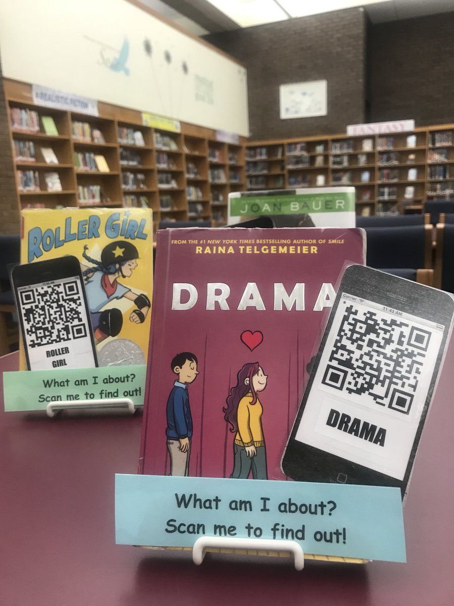 Jill Wagner (@nmslibrarian) on Twitter photo What am I about? Scan me to find out! #GetYourReadOn #ReadingRocks #GetInspired
<a href="/SCSD_NMS/">N E S A Q U A K E</a> <a href="/SmithtownCSD/">Smithtown CSD</a> #SmithtownPride What am I about? Scan me to find out! #GetYourReadOn #ReadingRocks #GetInspired
<a href="/SCSD_NMS/">N E S A Q U A K E</a> <a href="/SmithtownCSD/">Smithtown CSD</a> #SmithtownPride