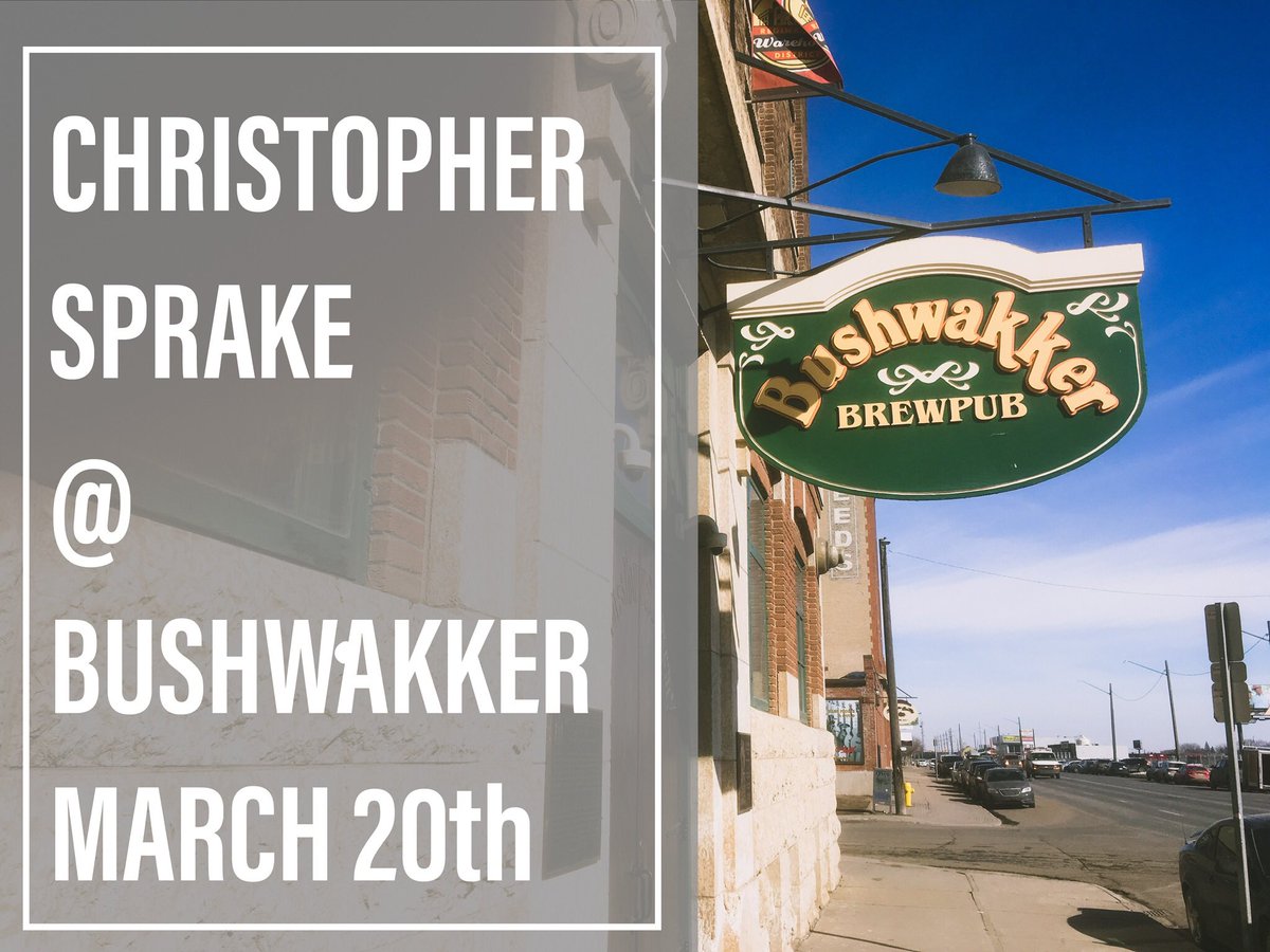 LastMatchRecord's tweet image. TONIGHT - BUSHWAKKER, REGINA.
Indie, folk and alt-country songwriting. See you soon Regina...
#bushwakkerbrewpub #regina #reginalivemusic #indierock #folkmusic #altcountry #americana #bushwakker #singer #songwriter #tour #canadiantour @TheBushwakker