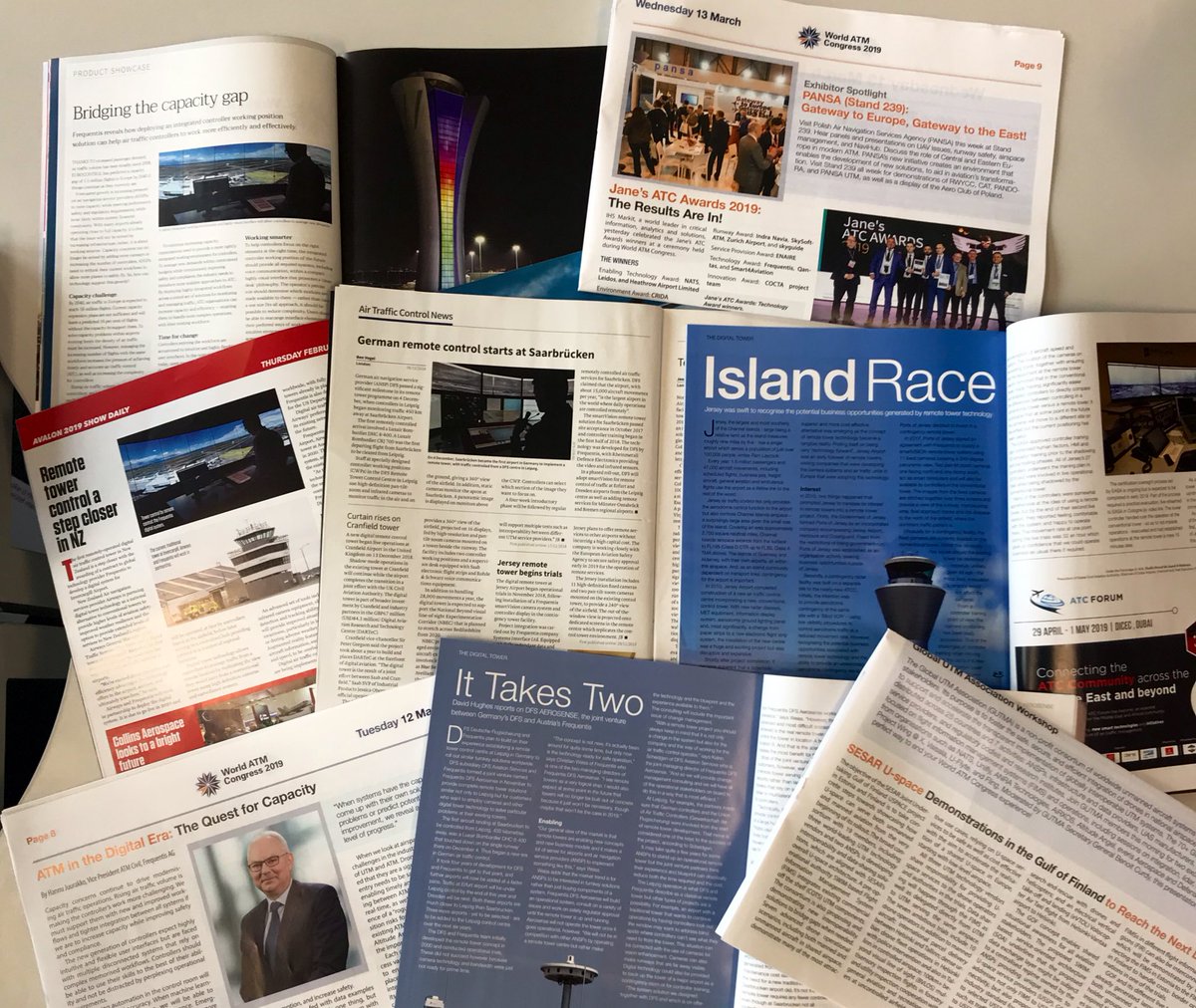 And that’s just the print coverage from Madrid ✍️ #frequentis #innovation #technologynews #aviationdaily #remotetower #digitalisation