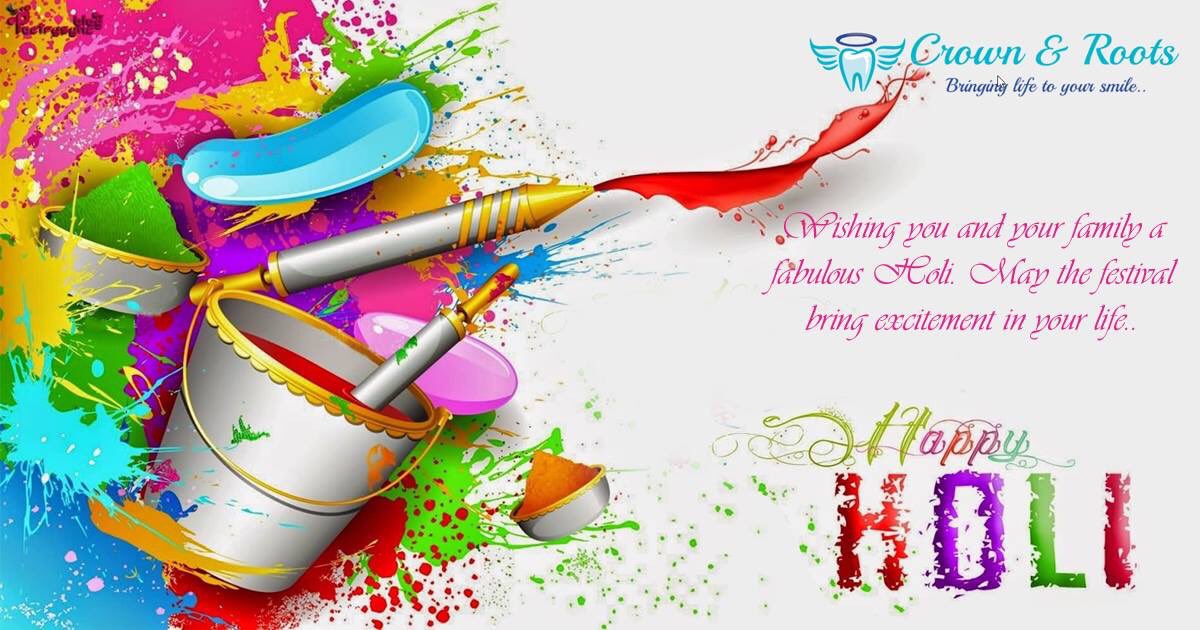 crownandroots's tweet photo. #HappyHoli2019 #InternationalDayOfHappiness #dental #Smile https://t.co/Ocbkc6RQW0