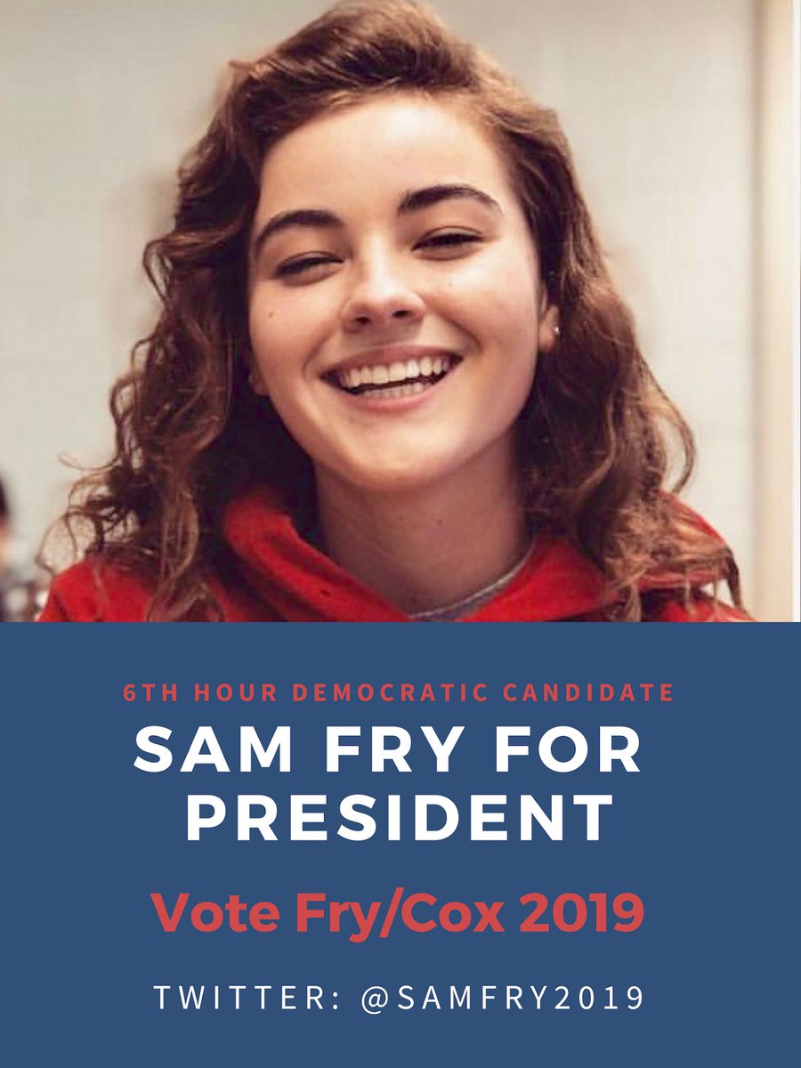 SamFry2019's tweet photo. Look out for some more campaign flyers hitting the halls this week!! https://t.co/RTJ0BeruqG