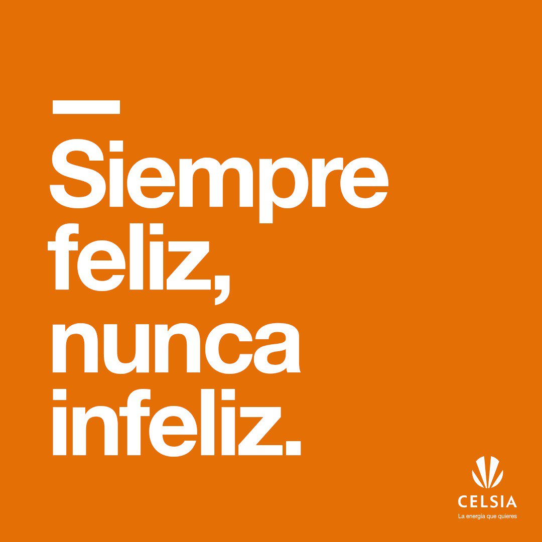 Celsia_Energia's tweet photo. En Celsia estamos felices de hacer las cosas diferente, de hacer las cosas mejor.
#DiaInternacionalDeLaFelicidad https://t.co/8FfmGRjg1m