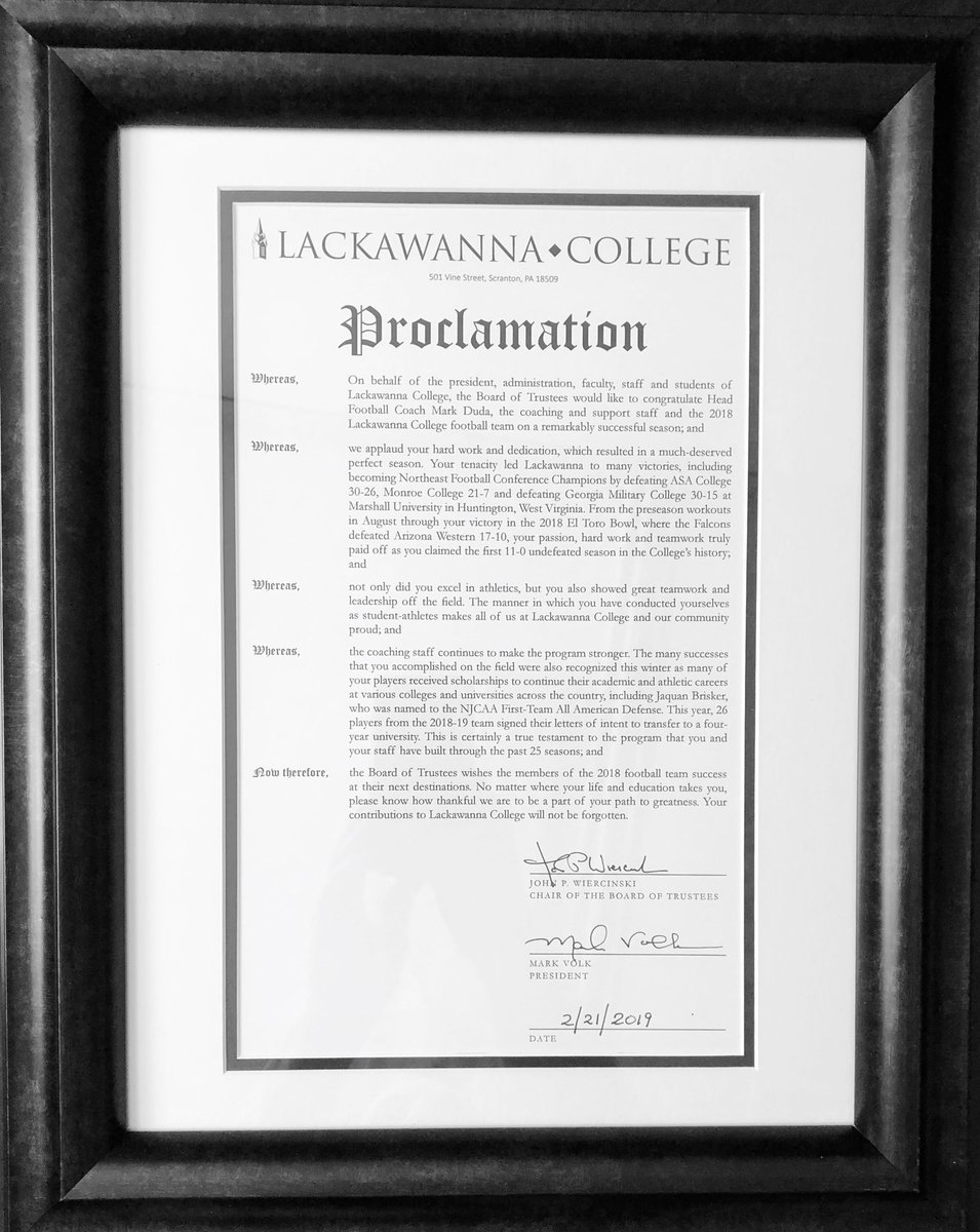 LCFalconsFB's tweet photo. Thank you to the #TakeFlight18 Team and @Devious_6 for the great honor bestowed upon us this afternoon! #LackLife #DecideToFly19 https://t.co/sOWiJGBbH0
