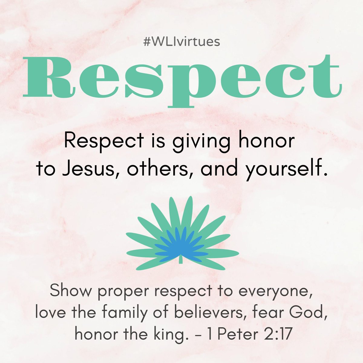 wlicuw's tweet photo. To be the best leaders, our words and actions should reflect our Christian values and our virtues.  Today let's focus on #respect.
#WLIvirtues #virtues #leadershipskills #leadership https://t.co/EohWyPJK0T