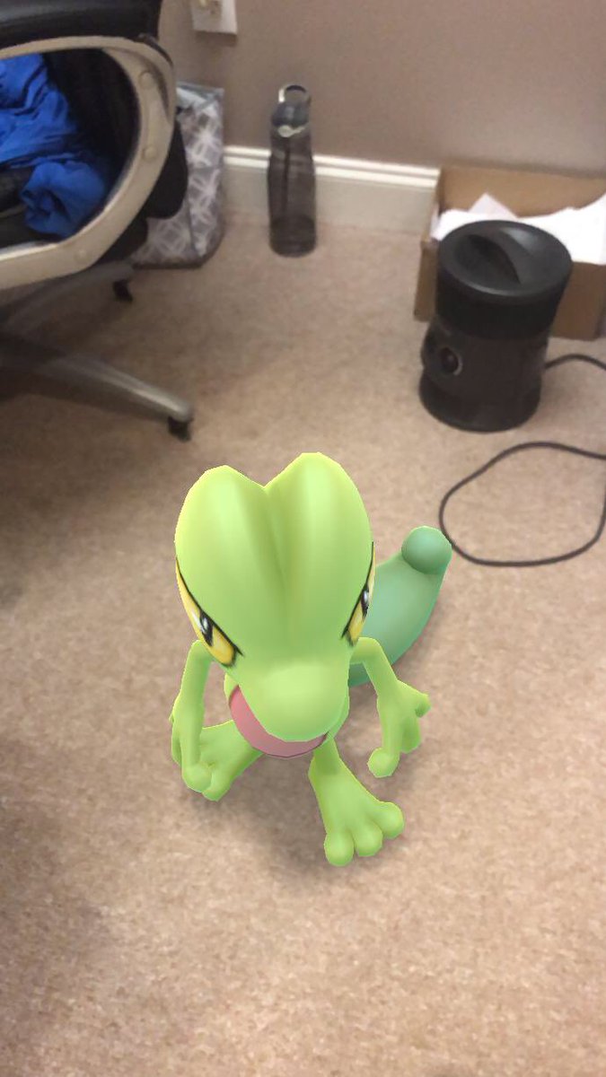 BtheDreamChaser's tweet photo. Caught Treecko! ⁦@PokemonGoApp⁩ #firstdayofspring #SpringEquinox https://t.co/HWhpyfd7ZX
