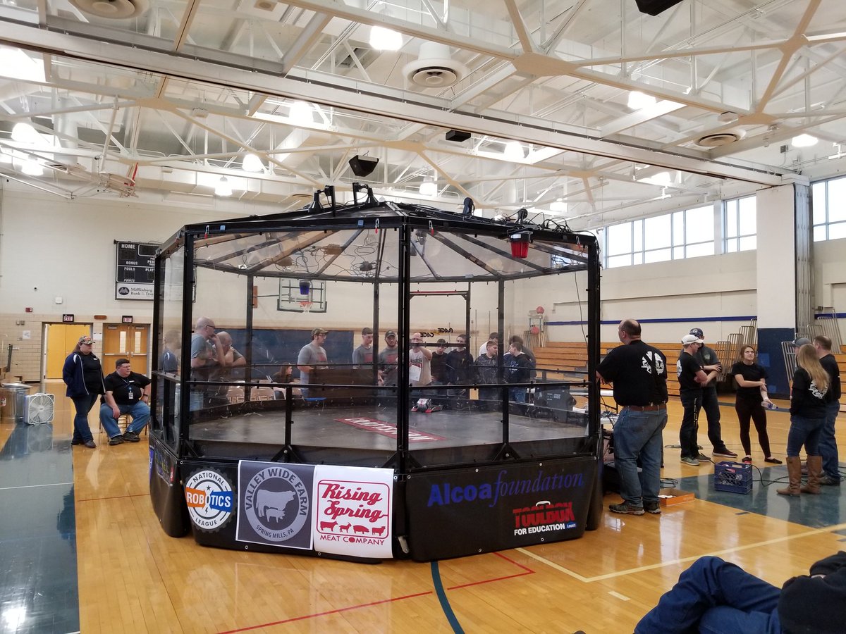 Ajoux66's tweet photo. #TigerBots #BTSDTIGERS 

Our TigerBots will be dukeing it out in the Octagon in May https://t.co/Yizof5TznG