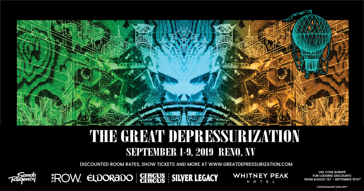 Get your special hotel discount codes for #DowntownReno's best hotels, valid for any reservation between August 1st - September 15th 2019 at GreatDepressurization.com