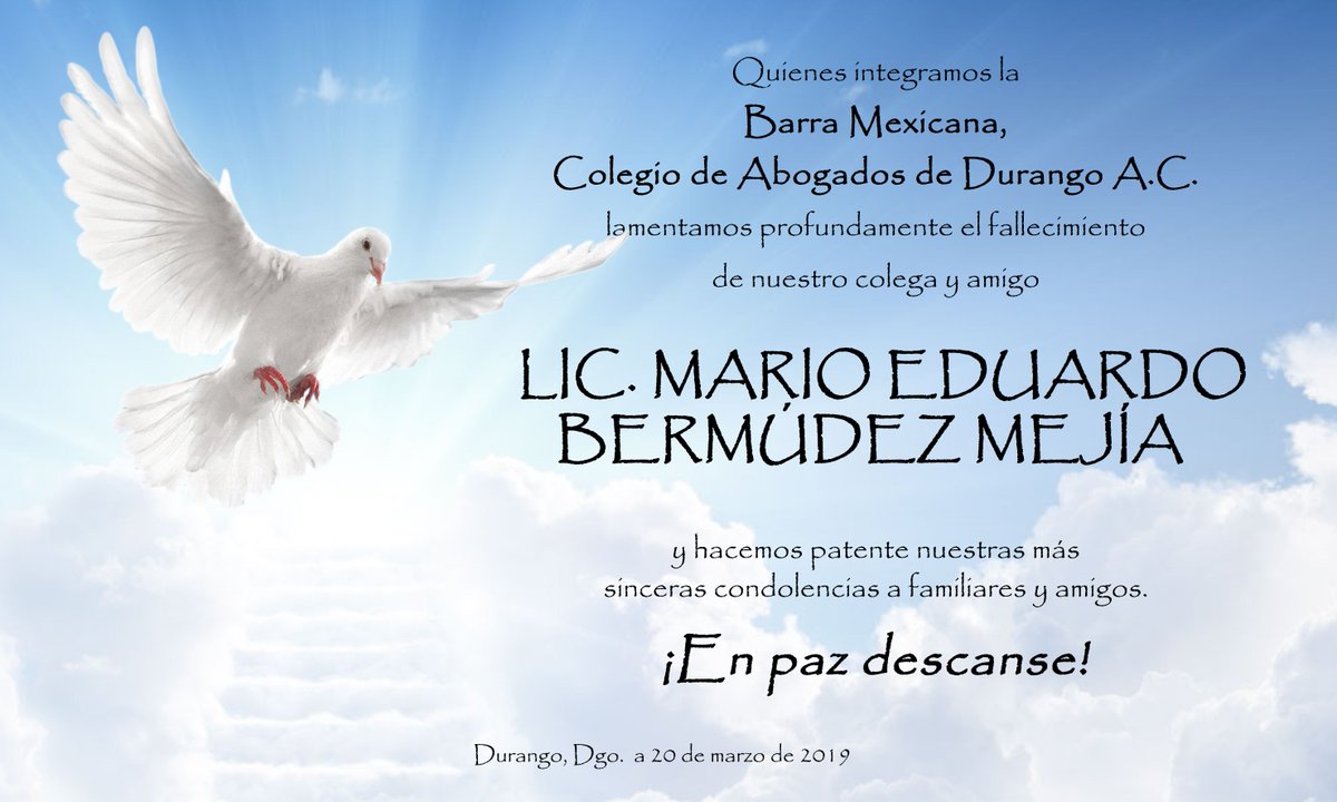 Barra de Abogados de Durango tweet media