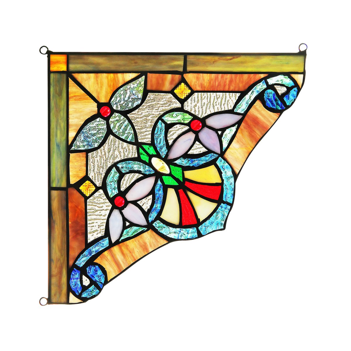ChloeLighting's tweet photo. Looking for a new look on your home's windows? Look no further! Beautiful handcrafted, stained Tiffany-style window panels! #CHLOELighting #panels #colorful #windowaccessories https://t.co/QL1O0ObDlt