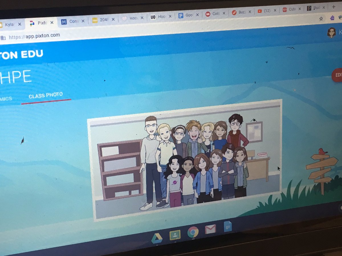 DougWickham's tweet photo. Ss in Mrs Widrigโs HPE classes making comic strips to convey messages about the dangers of substance abuse @BburgHSBruins. #techsauce #techgagement @mcps_va https://t.co/baN4avVWD6