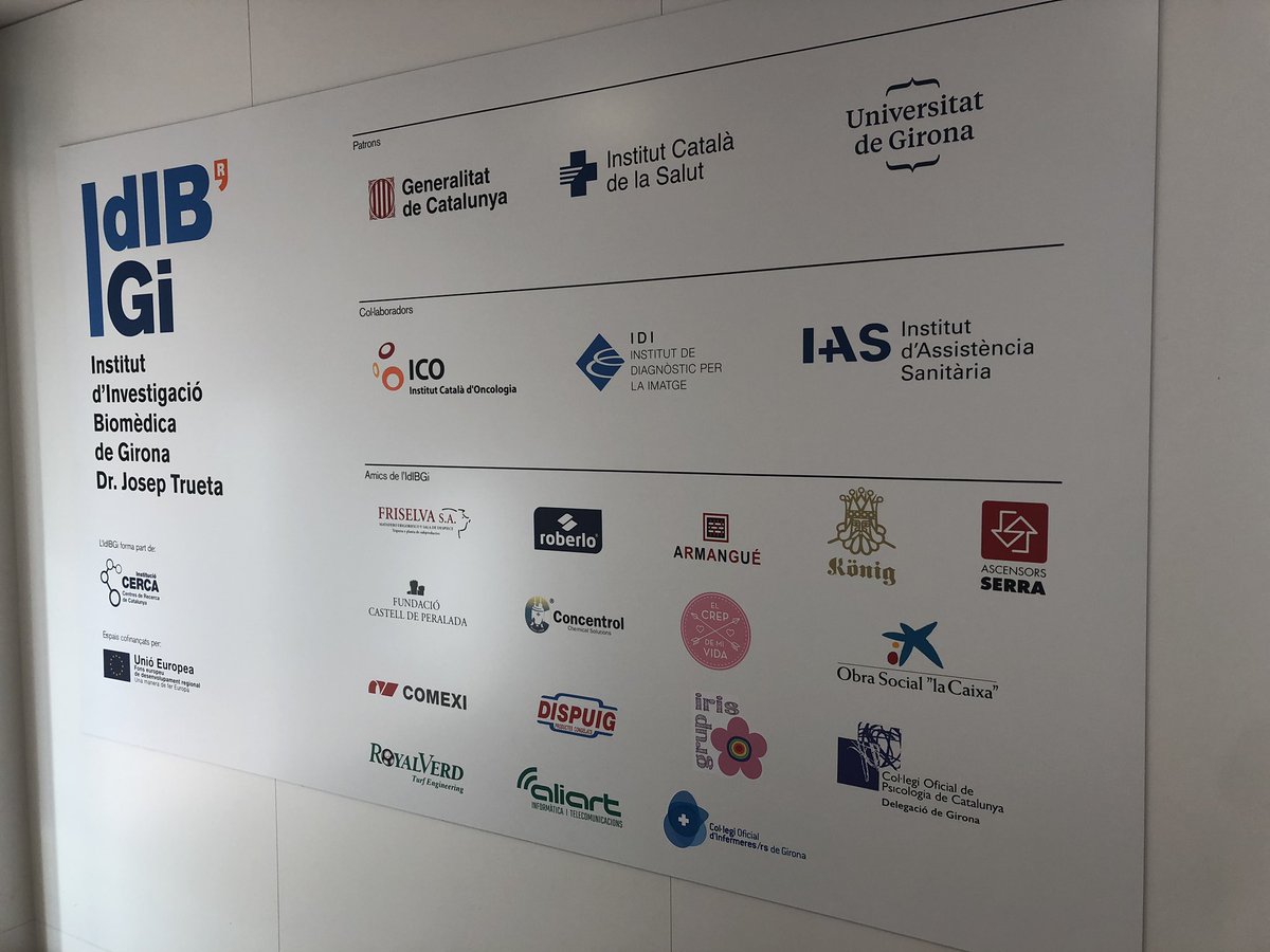 IMMAMUDI's tweet photo. Interessantíssima visita a l’Institut d’investigació Biomèdica de Girona Dr.Josep Trueta.
PUR TALENT dels joves investigadors🔝
FELICITATS PER LA FEINA QUE ESTEU FENT!👏👏 https://t.co/IoVDPlaaUN