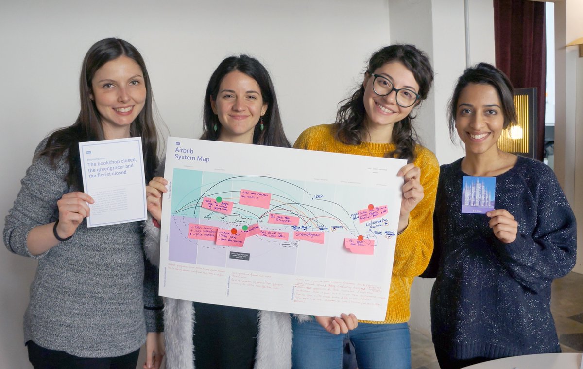 oblodesign's tweet photo. Amazing teams from our workshop of past Saturday in occasion of #MilanoDigitalWeek Urban Intelligence edition. We were discussing how digital services influence urban systems and how can we amplify our tools to understand broader impact level. https://t.co/eDDAWPPiP4