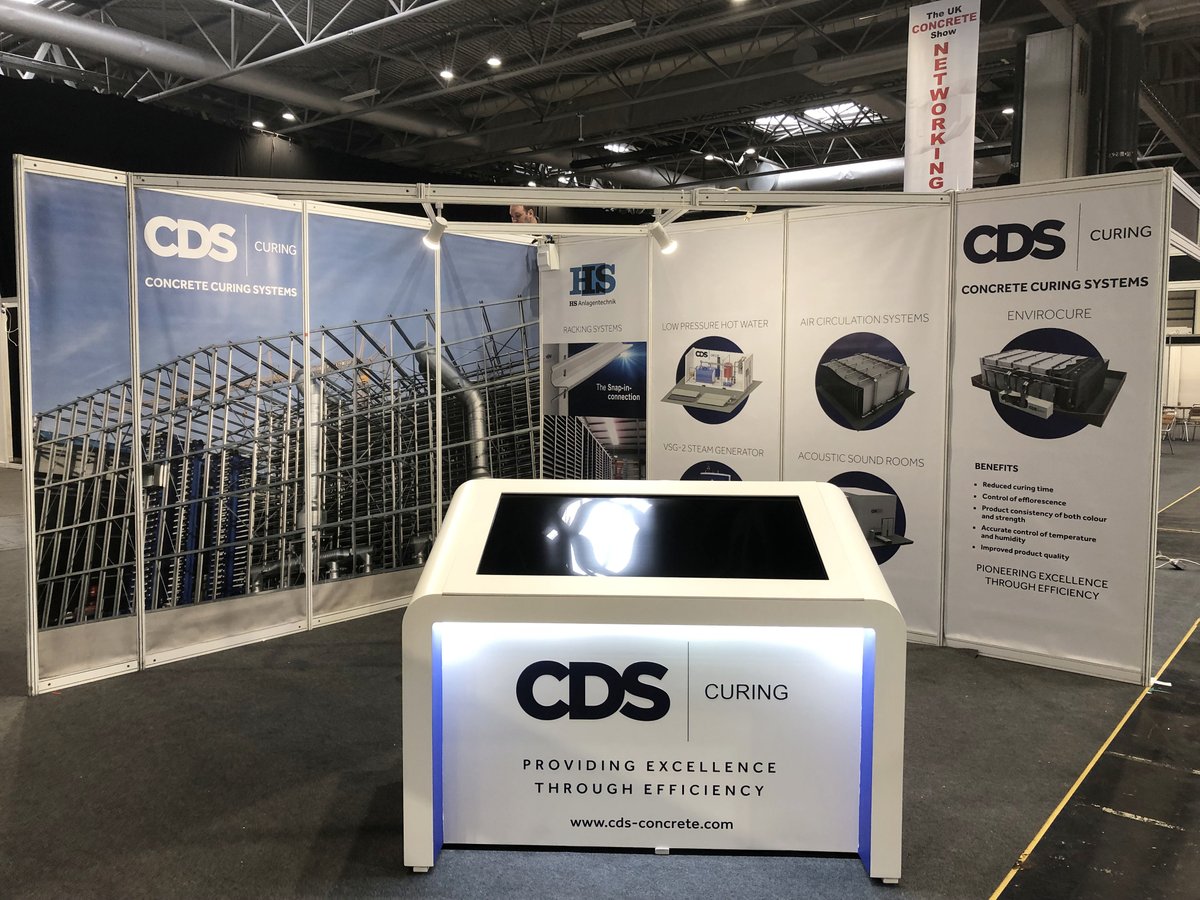 limelight_uk's tweet photo. CDS Group Shell Scheme Graphics designed and installed yesterday ready for @UKConcreteShow at the @thenec. @CDS_Group_ #UKConcreteShow #UKCS2019 #CDSGroup #CDSCuring #Shellschemedesign #exhibitionstanddesign #graphicdesign #PVCgraphics #budgetexhibitionstands https://t.co/QsezORiqmq