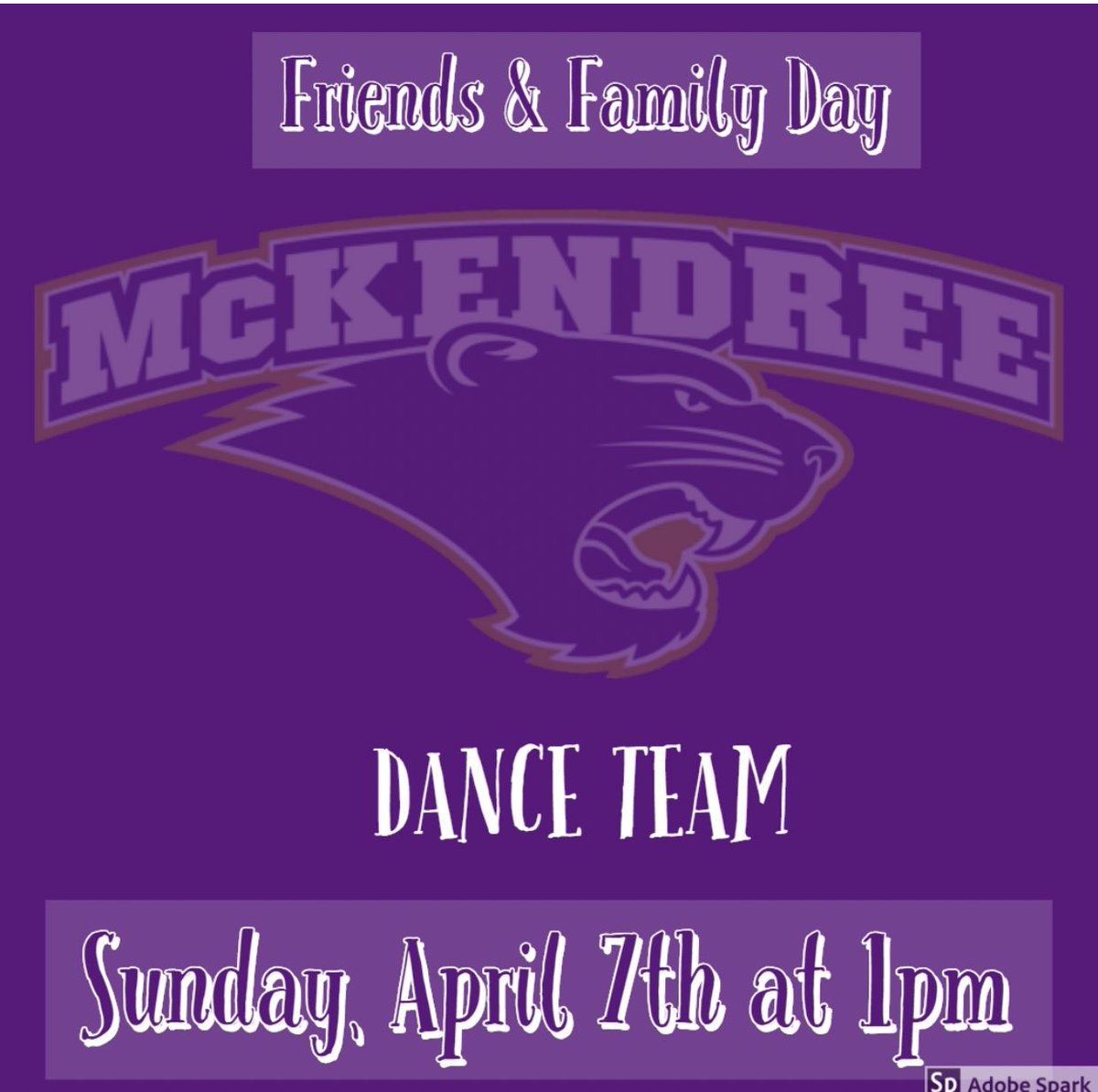McKendreeDance's tweet photo. 21 days until our Dance Team will be heading to nationals.  Sunday, April 7th we will be performing one last time at 1pm in the MPCC.  Don’t miss out!! Invite your friends!  Admission is free!  #itsabouttheheart💜💛 #dtu https://t.co/40Q4rXMjqx