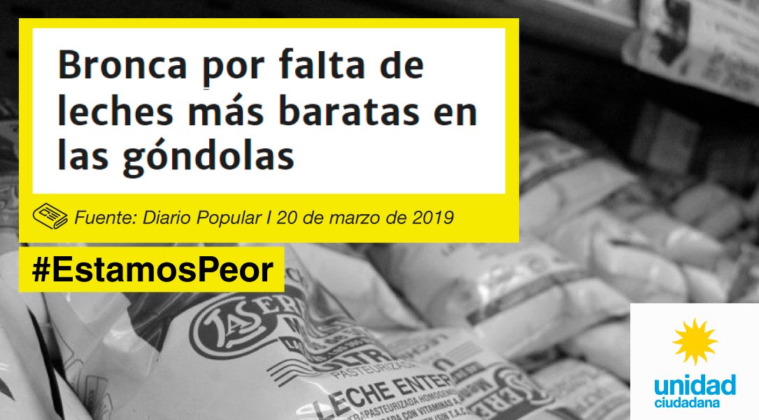 argconcristina's tweet photo. Comprar leche, un lujo. 

#EstamosPeor #HayOtroCamino https://t.co/uOiaJPxsv8
