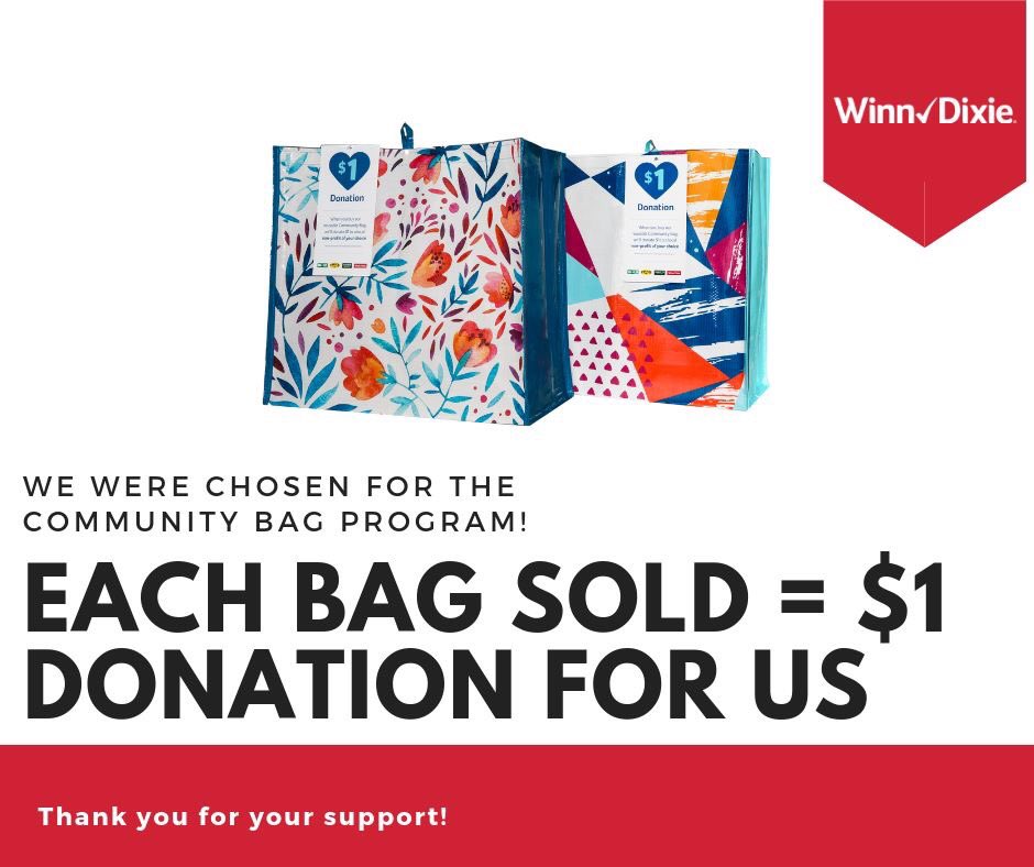 PantryofBroward's tweet photo. Visit the Winn-Dixie store at 1625 Cordova Road, Fort Lauderdale to purchase the reusable Community Bag! We will receive a $1 donation for every $2.50 bag purchased until the end of the month. #makeadifference #donate #happyshopping https://t.co/SmcKzM00m8