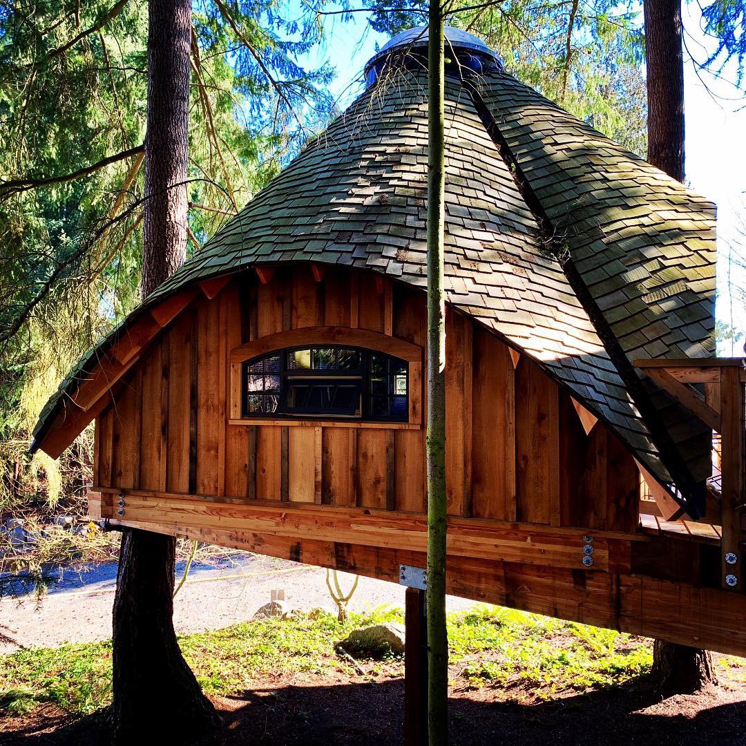 azureandbeyond's tweet photo. My third time visit to @microsoft #campus but the first time to see the #microsoft #treehouses #mvpsummit #sun #spring #awesomeweather #building31 #building30 #Redmond #Washington https://t.co/hqMtDQ5Pjm