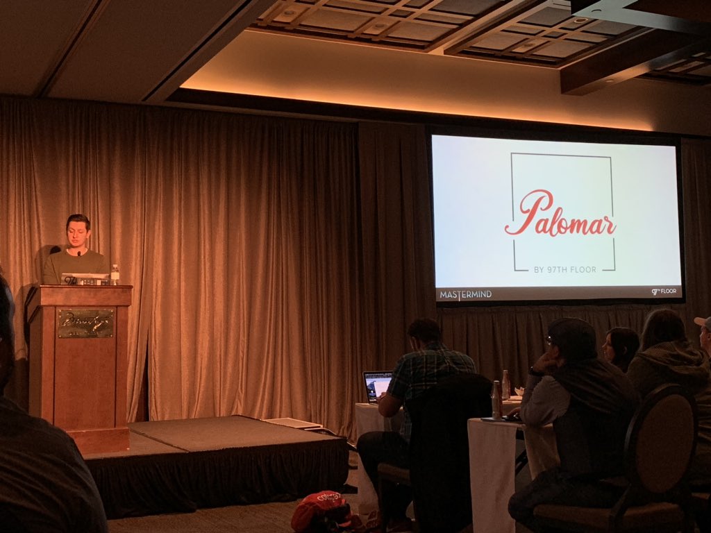 chrisbennett's tweet photo. Just announced! @PaxtonMGray shared our new suite of internal software at @97thFloor that is taking our manual processes & formulas & turning them into much more efficient tools. I have been wanting this for a long time & I am ecstatic! #97Mastermind https://t.co/70giqnDYW7