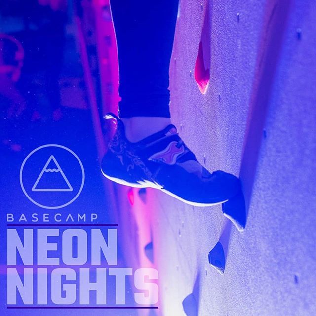 ClimbBasecamp's tweet image. ⚡NEON NIGHTS⚡ returns on Wednesday March 27th @ 7PM!
.
This month's comp will run in classic Neon Nights style: 3 epic routes, 2 TR and 1 lead PLUS an added twist and something completely new to Basecamp!
.
Our amazing sponsors @arcteryxtoronto @arct… ift.tt/2FfzoFY