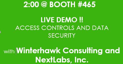 @SAPInsider #GRC2019 attendees... Just over 3 hours from now, we'll be teaming up with @nextlabs for a live #demo.   Come join us! 
#accesscontrols #datasecurity