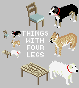 theSchap's tweet photo. A random assortment at 32x32 of #ThingsWithFourLegs for @Pixel_Dailies . #pixel_dailies #pixelart https://t.co/XzxT9PIn1v