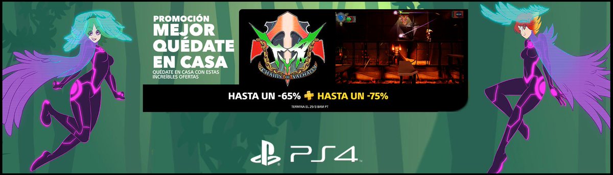 Y estamos en las mejores promos para quedarte en casa  de #ps4 !

#TyrChainsOfValhalla

Find us on this sales! On #ps4

#TyrChainsofValhalla were are on #PlayStation 😋
Available ➡️ bit.ly/2LHo3Aw .