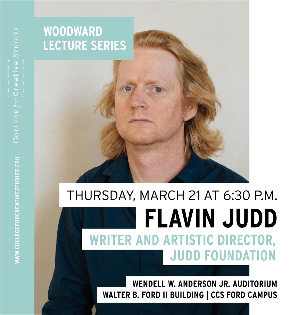 CCS_Detroit's tweet image. TOMORROW at 6:30 in the WB
Join us for our latest #WoodwardLectureSeries featuring the Artistic Director of Judd Foundation, Flavin Judd! 😊👏
#CCSDetroit