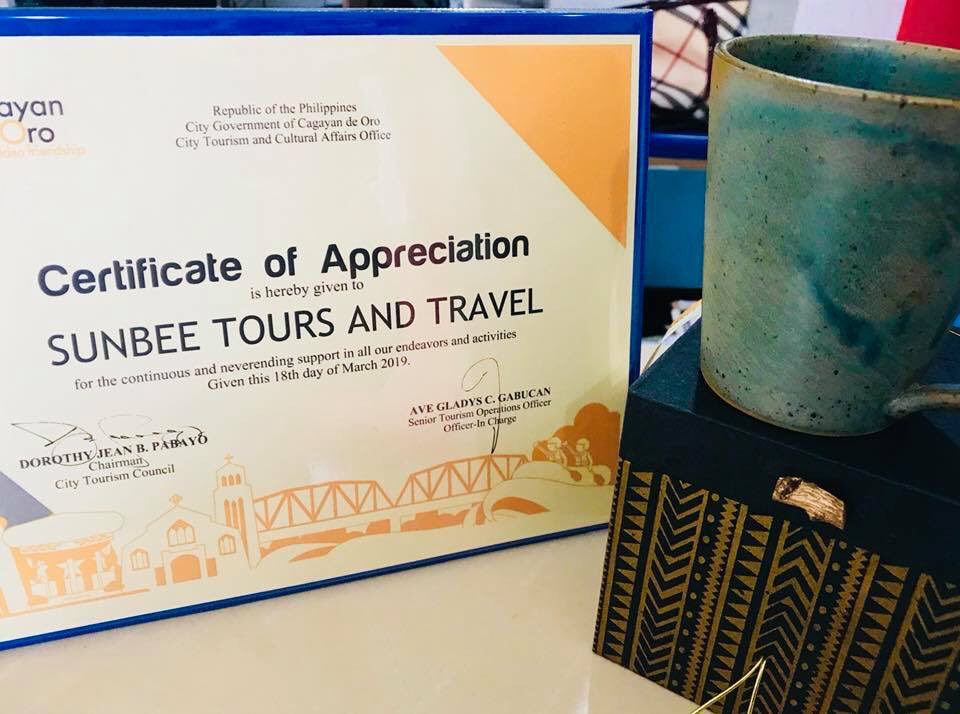 SunbeeTours's tweet photo. It’s our pleasure to work with you, City Tourism Office, for the love of #CagayandeOro ❤️❤️❤️
Thank You for the inspiration, @dotr10. Looking forward to put the city to the top international tourism destination map! #sunbeetours #sunbeeurope
👏👏👏 #award #tourism #tours #PH https://t.co/AMwLkl87i7