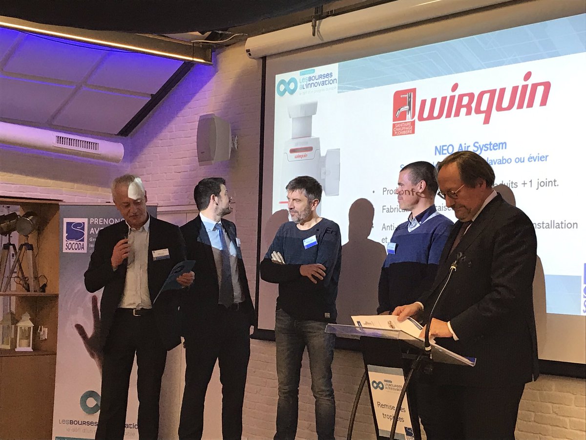 GroupeSOCODA's tweet photo. Et enfin le lauréat de la Branche #sanitaire #chauffage #plomberie est @WirquinPro pour Wirquin Neo Air System : un système de vidange pour lavabo et évier sans fuite grâce à la techno Bi injection facile d utilisation Quick safe et au design unique https://t.co/ARztpceaFC