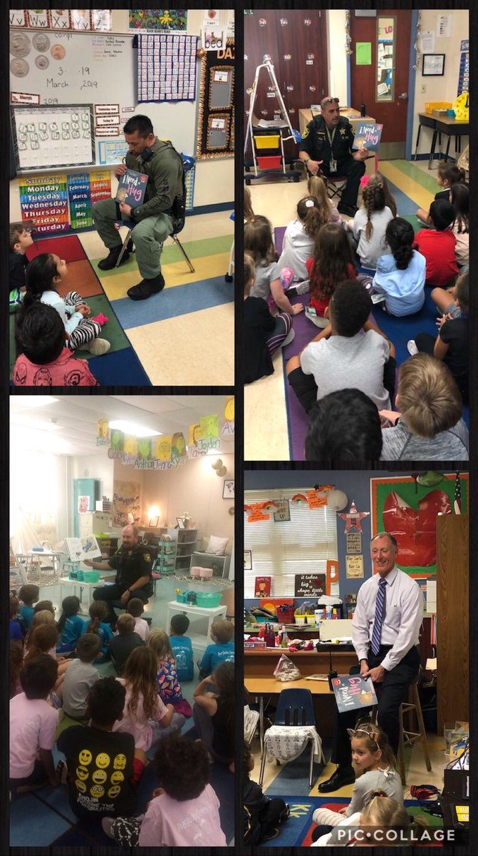 BSO Parkland District Deputies participate in the school board’s reading initiative at Riverglades Elementary and Heron Heights Elementary. Deputies read to kindergarten students and took questions. A good time was had by all.