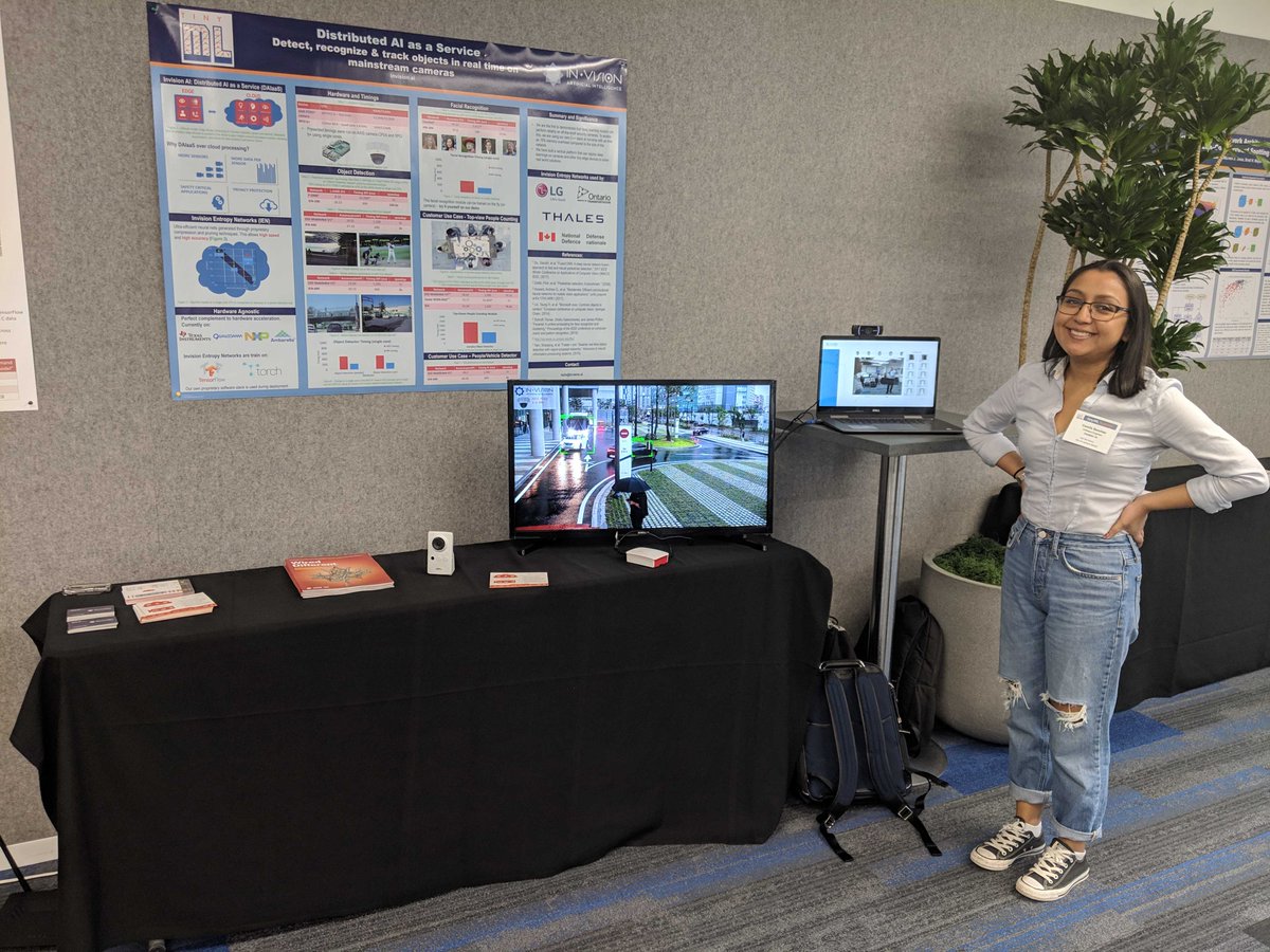 Camila one of our software engineers is presenting our newest tiny detectors as well as our #facialrecognition on camera demo at the TinyML conference. 

#EdgeComputing #MachineLearning #edgeoftomorrow