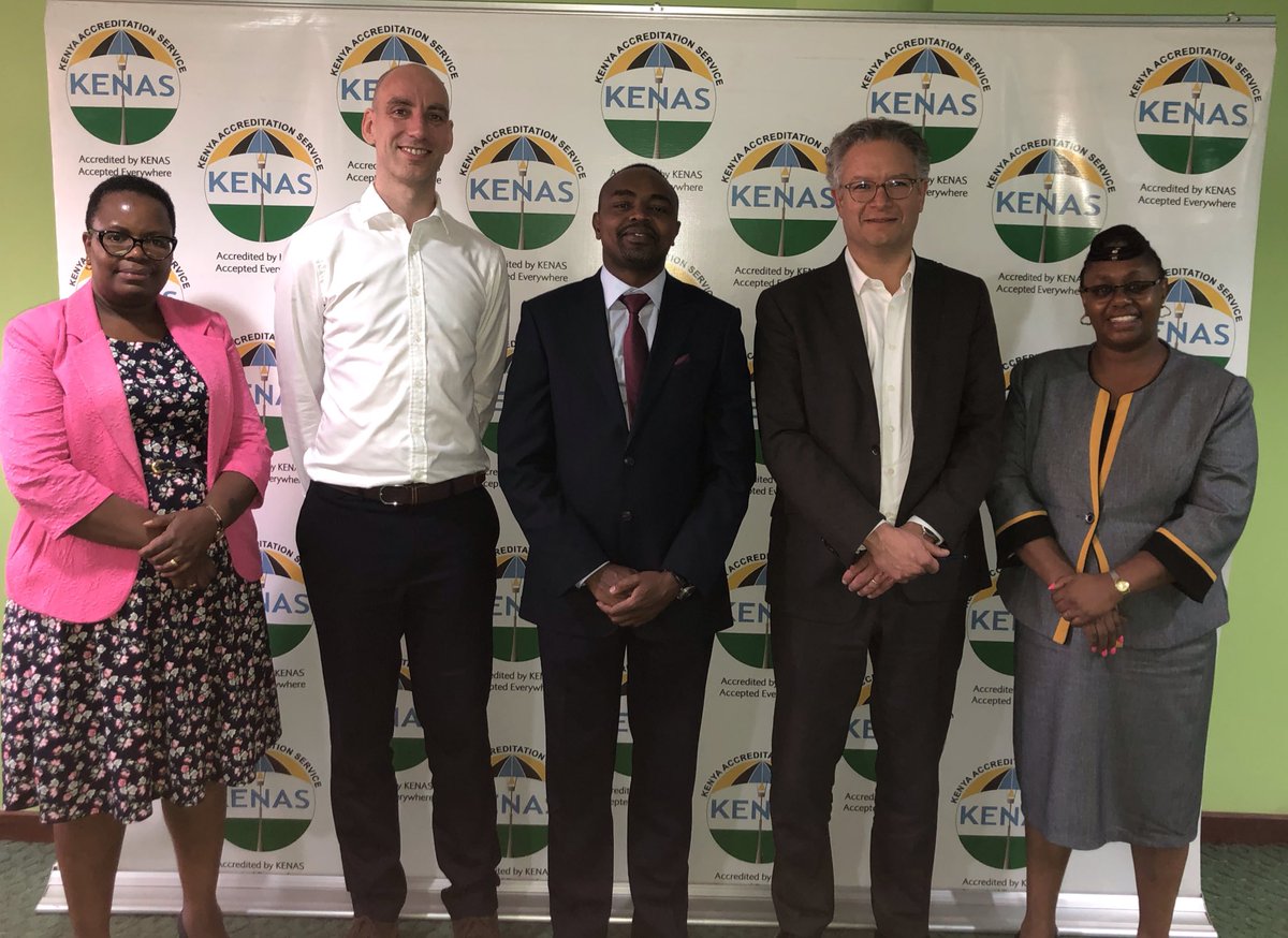 MartinChesire's tweet photo. It was an honour to host @wto @eriknwijk &amp; @network_csn at our office this afternoon. The use of #accreditation and #standards are fundamental for the success of any modern economy; they are the key essentials for smarter and better regulatory outcomes @IndustryKE @Trade_Kenya https://t.co/erZ1cmefIn