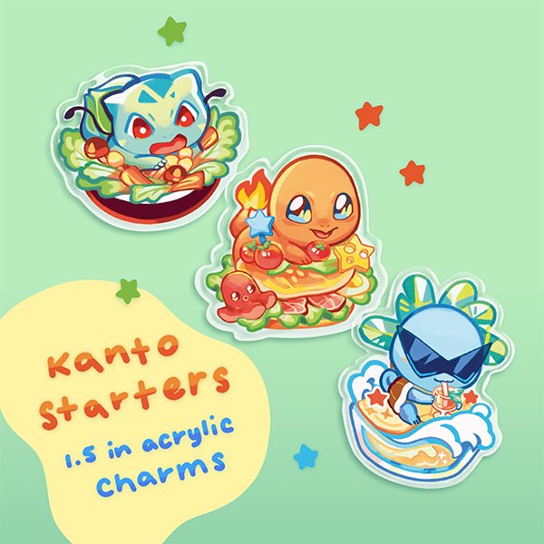 tamikanisushi's tweet photo. ⚡️PREORDERS + GIVEAWAY⚡️

Preorders for the Pokémon charms are open 💥 Orders ship out in May! 

🐧https://t.co/k7X7YQ1MuR🦄

For the giveaway, 2 winners will get 3 charms of their choice + Alola Sticker Pack. Just RT to enter!

Giveaway and Preorders end March 24, 12PM GMT+8 ✨ https://t.co/AKKie4koT2