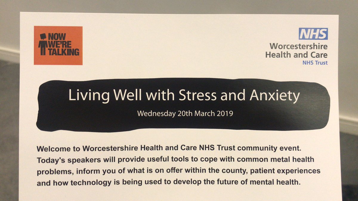 HWHCT_NHS's tweet photo. If you’re attending this evening join the conversation with #LivingWellWorcs #Worcestershire @NowWereTalking_ https://t.co/kpr1lbPlNj