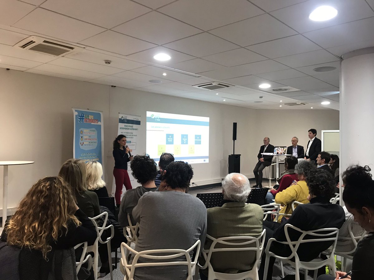 TVT_Innovation's tweet photo. Plus de 50 personnes sont là ce soir pour découvrir notre programme le Social Training Camp by TVT, les défis de Veolia Activité Eau et le témoignage inspirant des Alchimistes Toulon ! #innovation #toulon #ess https://t.co/sFByuaZ3yU