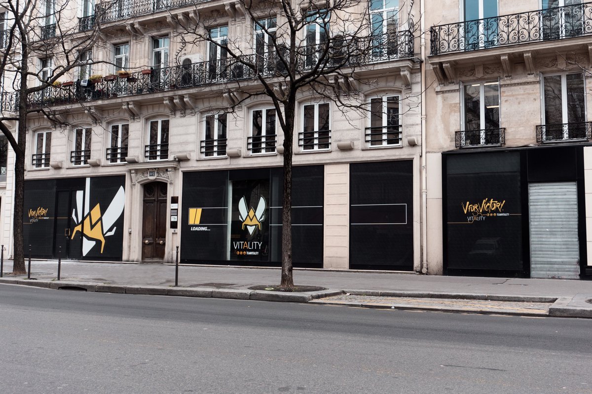 TeamVitality's tweet photo. From digital to physical #eVolution #VforVictory

█░░░░░░░░░ 10% - Paris 📍 https://t.co/ZeZiq2ZoG2