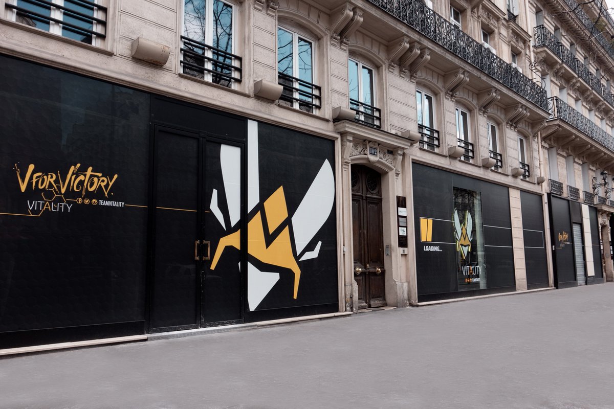 TeamVitality's tweet photo. From digital to physical #eVolution #VforVictory

█░░░░░░░░░ 10% - Paris 📍 https://t.co/ZeZiq2ZoG2
