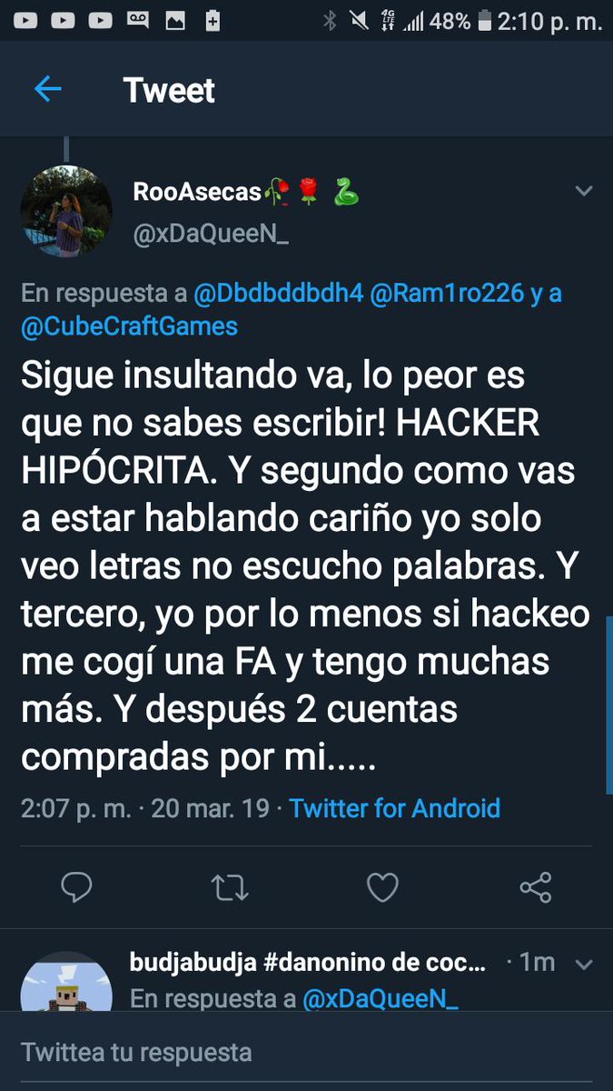 Dbdbddbdh4's tweet photo. Even no sabes lo q dices @xDaQueeN_ https://t.co/mzr15IHnYs