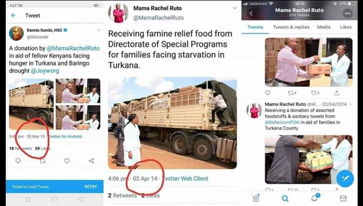 The very 'intelligently' led communication team led by local 'talent ' posted donation photos from 2014 as recent. SMDH! #SystemYaFucks