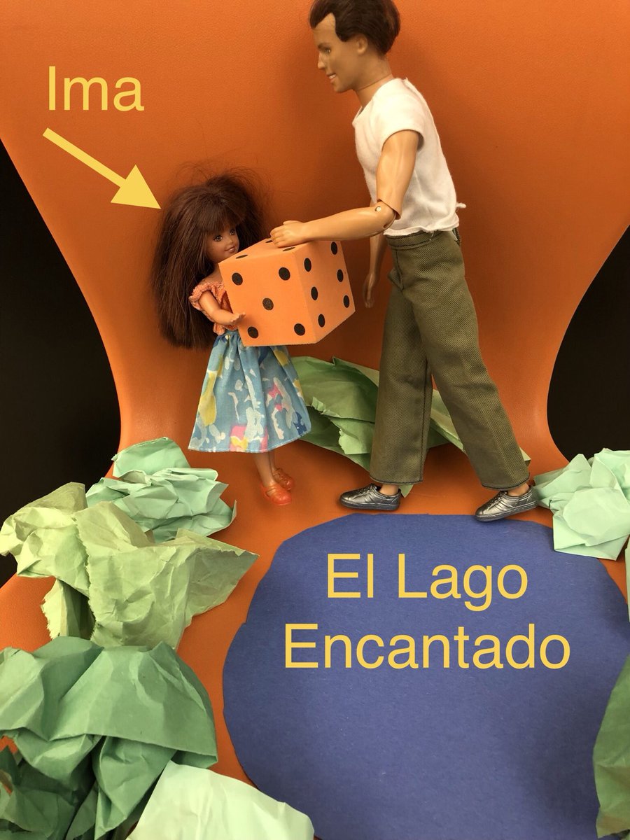 sonrisadelcampo's tweet photo. I broke out the dolls today to tell the end of “El lago encantado” legend
(lago-blue circle; vegetación-green paper; conquistador-male doll; la urna-die)
@MartinaBex TPT
#storytelling
#GoalAcquisition
#engagePHS https://t.co/MEeFmjsCXG