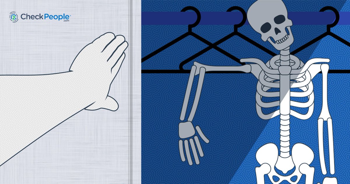 checkpeople's tweet photo. Is your sibling's significant other weird? Make sure there aren't any skeletons in their closet. https://t.co/E7GqOhqoe0  #BackgroundChecks #cheater https://t.co/fY8QiWgHB1