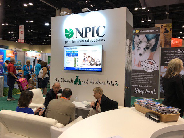 npicpet's tweet photo. It’s opening day at @globalpetexpo! We’re excited to introduce our new #GetNakedPremium products in our new booth! Come see us at booth 851! #NPICpet #NBone #GetNaked #Twistix https://t.co/YkTavCgIdg