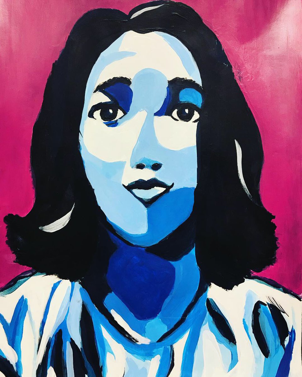 artwith_mrs_h's tweet photo. 7th grade monochromatic portraits. Amazing job on first time acrylic painting!! #gridportrait #tintsandshades #hms #teachgmsd https://t.co/bW239Yl395